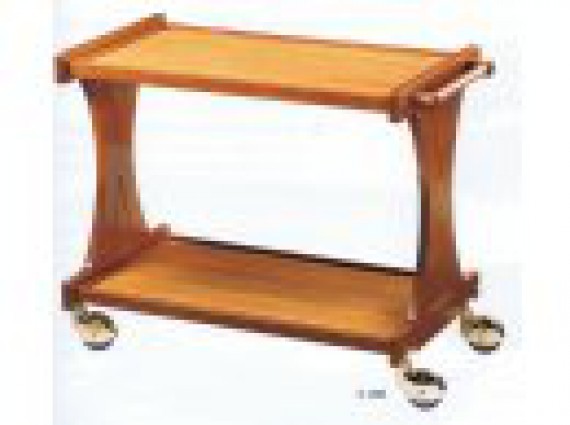 Carrello di servizio legno 2 piani CL 2001.